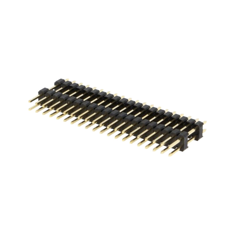 Conector: şiruri pini; şir pini; tată; PIN: 40; drept; 3A; THT; 2x20 Conector: şiruri pini; şir pini; tată; PIN: 40; drept; 3A; THT; 2x20