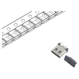Conector: USB C; soclu; SMT; PIN: 16; verticală; top board mount