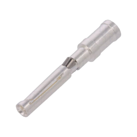 Pin; mamă; 1,6mm; argintat; 2,5mm2; 14AWG; contacte întoarse; 10A