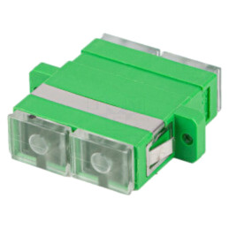 Conexiune: adaptor; SC/APC,din ambele părţi; 9/125um; -40÷85°C