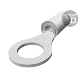 Vârf: inelar; M8; Ø: 8,33mm; 2,62÷6,64mm2; crimpat; pe cablu; cupru
