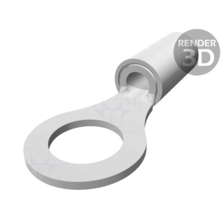 Vârf: inelar; M8; Ø: 8,33mm; 2,62÷6,64mm2; crimpat; pe cablu; cupru