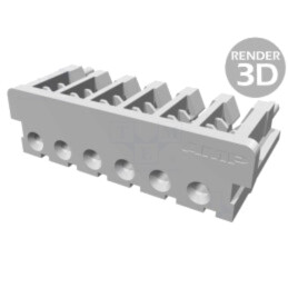 Conector: cablu-placă; mufă; mamă; PIN: 6; CT; IDC; pe cablu; 2mm; AMP
