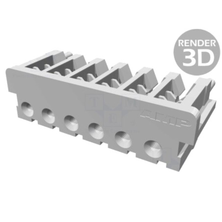 Conector: cablu-placă; mufă; mamă; PIN: 6; CT; IDC; pe cablu; 2mm; AMP