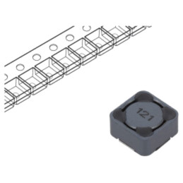 Inductor: fir; SMD; 120uH; 1,65A; 210mΩ; ±10%; 12,5x12,5x6mm