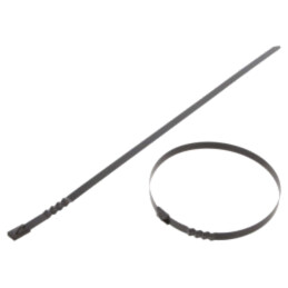 Colier de strângere; L: 360mm; W: 7,9mm; oțel inoxidabil AISI 304