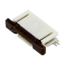 Conector: FFC/FPC; aurit; SMT; 500mA; 50V; Slider; PIN: 6; 0,5mm