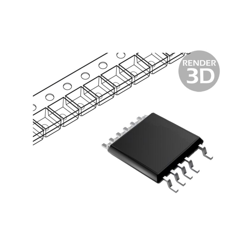 IC: PMIC; AC/DC switcher,controler SMPS; Uintr: 85÷265V; SO-8C