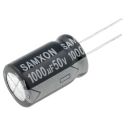 Condensator: electrolitic; low ESR; THT; 1000uF; 50VDC; Ø16x25mm
