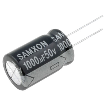 Condensator: electrolitic; low ESR; THT; 1000uF; 50VDC; Ø16x25mm