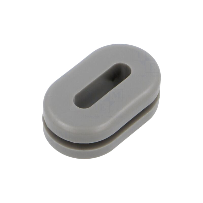 Manşon; PVC; gri; Gros.panou: max.3mm; -30÷60°C; UL94V-0; Thk: 11mm Manşon; PVC; gri; Gros.panou: max.3mm; -30÷60°C; UL94V-0; Thk: 11mm