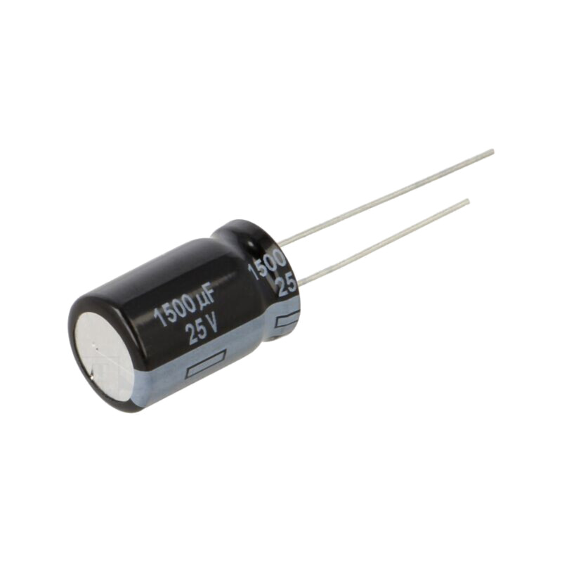 Condensator: electrolitic; low ESR; THT; 1500uF; 25VDC; Ø12,5x20mm