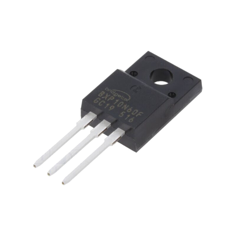 Tranzistor: N-MOSFET; unipolar; 600V; 10A; Idm: 40A; 48W; TO220F Tranzistor: N-MOSFET; unipolar; 600V; 10A; Idm: 40A; 48W; TO220F