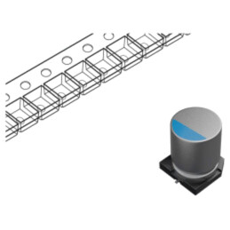 Condensator: hibrid; SMD; -55÷125°C; Ø8x10mm; 47uF; 63VDC; ±20%; YM
