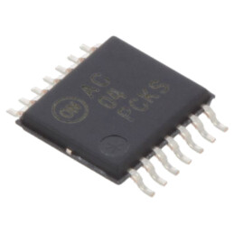 IC: digital; NOT; Ch: 6; IN: 1; SMD; TSSOP14; 2÷6VDC; -40÷85°C; tub