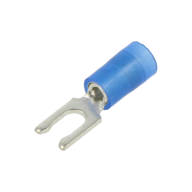Vârf: furcă; Ø: 3,5mm; 1,5÷2,5mm2; crimpat; pe cablu; izolată; cupru Vârf: furcă; Ø: 3,5mm; 1,5÷2,5mm2; crimpat; pe cablu; izolată; cupru