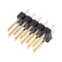 Conector: şiruri pini; şir pini; tată; PIN: 10; BERGSTIK II; drept