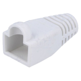 Protecţie mufă RJ45; 6mm; albă