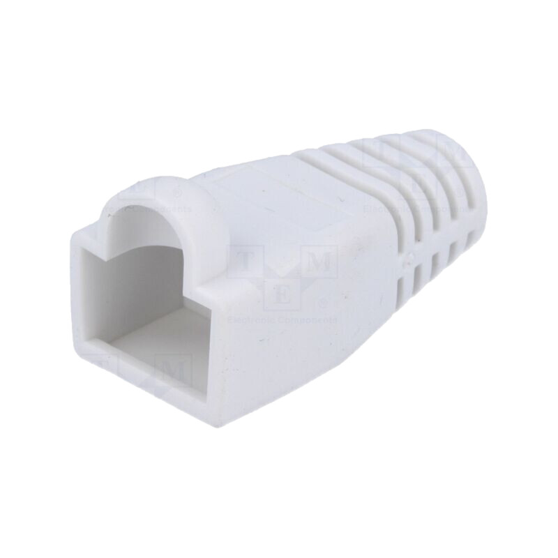 Protecţie mufă RJ45; 6mm; albă