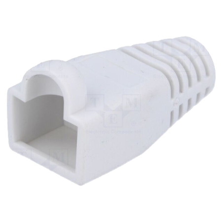Protecţie mufă RJ45; 6mm; albă