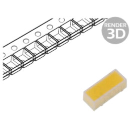 LED; albă; SMD; 2200mcd; 20mA