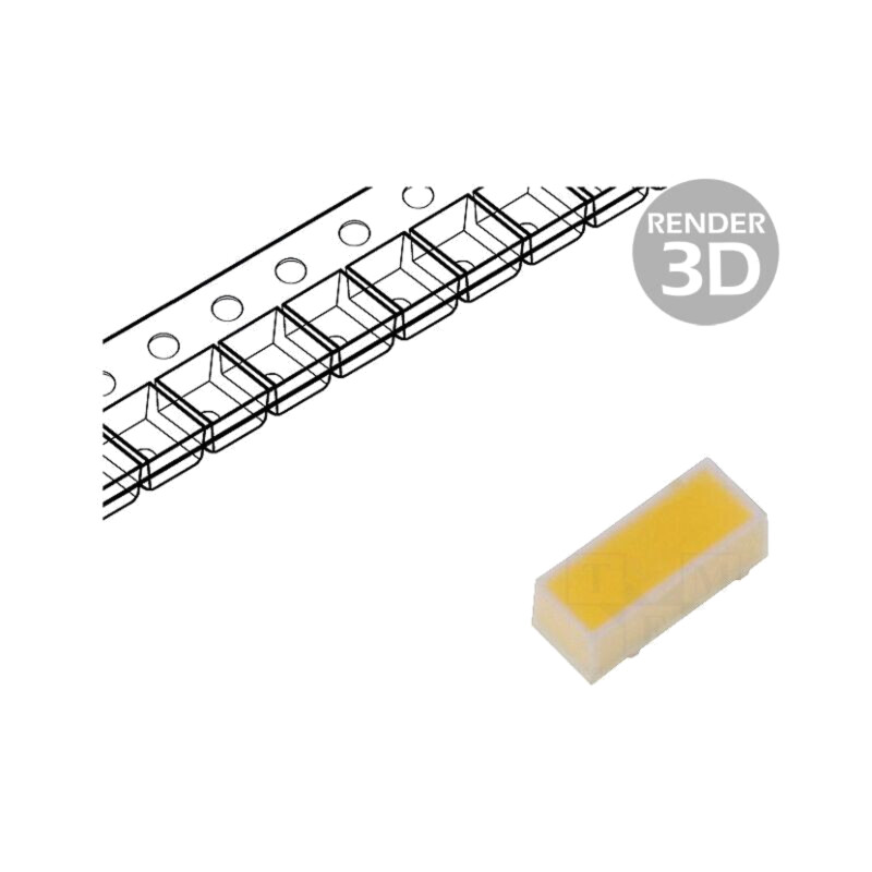 LED; albă; SMD; 2200mcd; 20mA LED; albă; SMD; 2200mcd; 20mA
