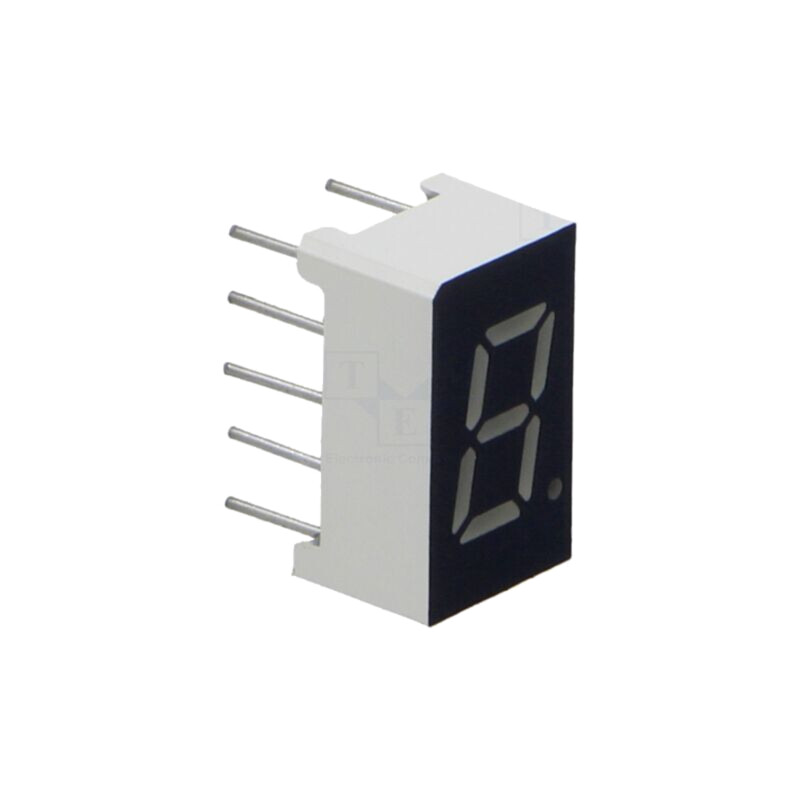 Afişaj: LED; cu 7 segmente; 7,62mm; 0,3"; 33mcd; anod; Culoare: gri Afişaj: LED; cu 7 segmente; 7,62mm; 0,3"; 33mcd; anod; Culoare: gri