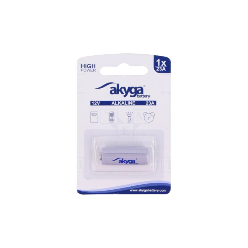 Baterie: alcaline; 23A,8LR932,LRV08,MN21; 12V; nereîncărcabilă Baterie: alcaline; 23A,8LR932,LRV08,MN21; 12V; nereîncărcabilă