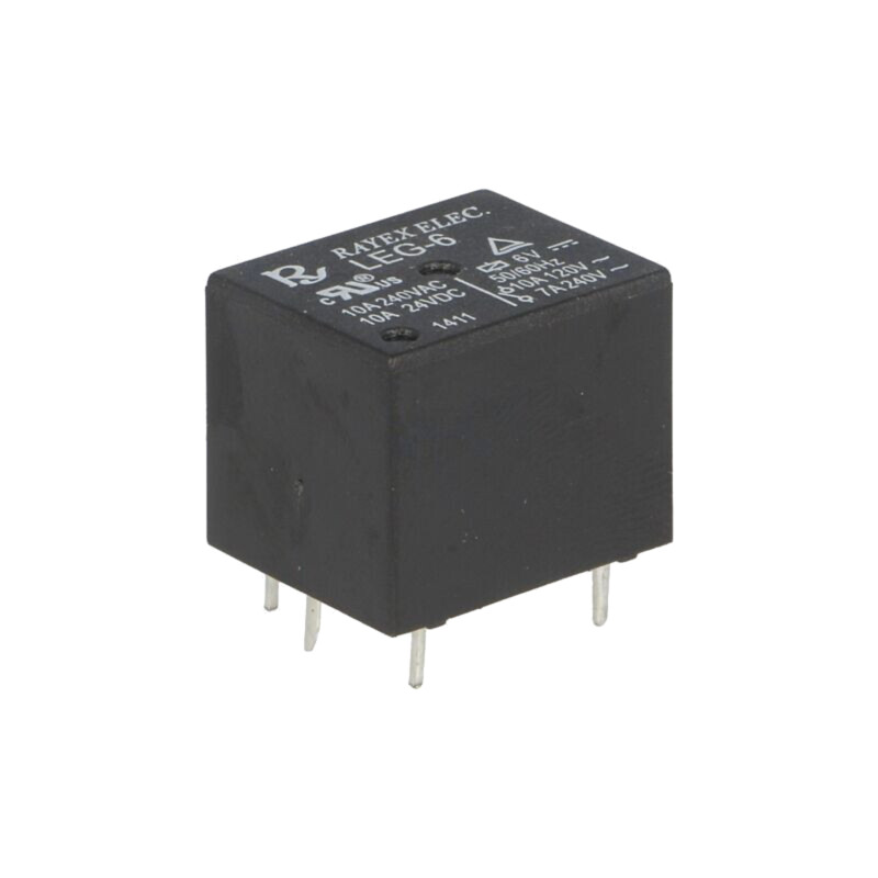 Releu: electromagnetic; SPDT; Ubobină: 6VDC; Icontacte max: 10A Releu: electromagnetic; SPDT; Ubobină: 6VDC; Icontacte max: 10A