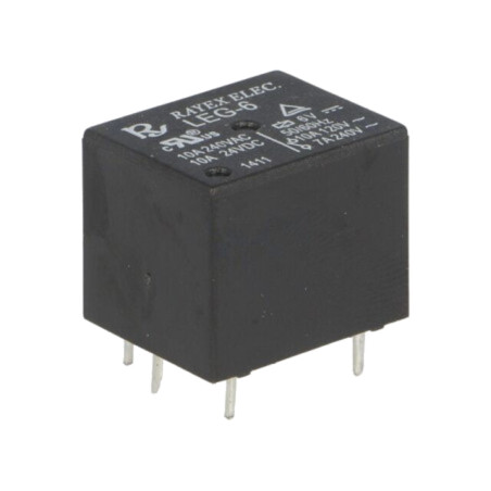 Releu: electromagnetic; SPDT; Ubobină: 6VDC; Icontacte max: 10A