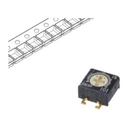 Potenţiometru: de montare; singură tură; 500Ω; 250mW; SMD; ±20%
