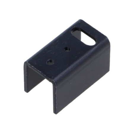 Radiator: extrudat; U; TO220; neagră; L: 25mm; W: 14mm; H: 15mm; 22°C/W