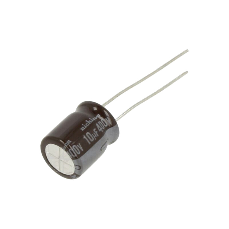 Condensator: electrolitic; THT; 10uF; 400VDC; 5mm; ±20%; -40÷105°C