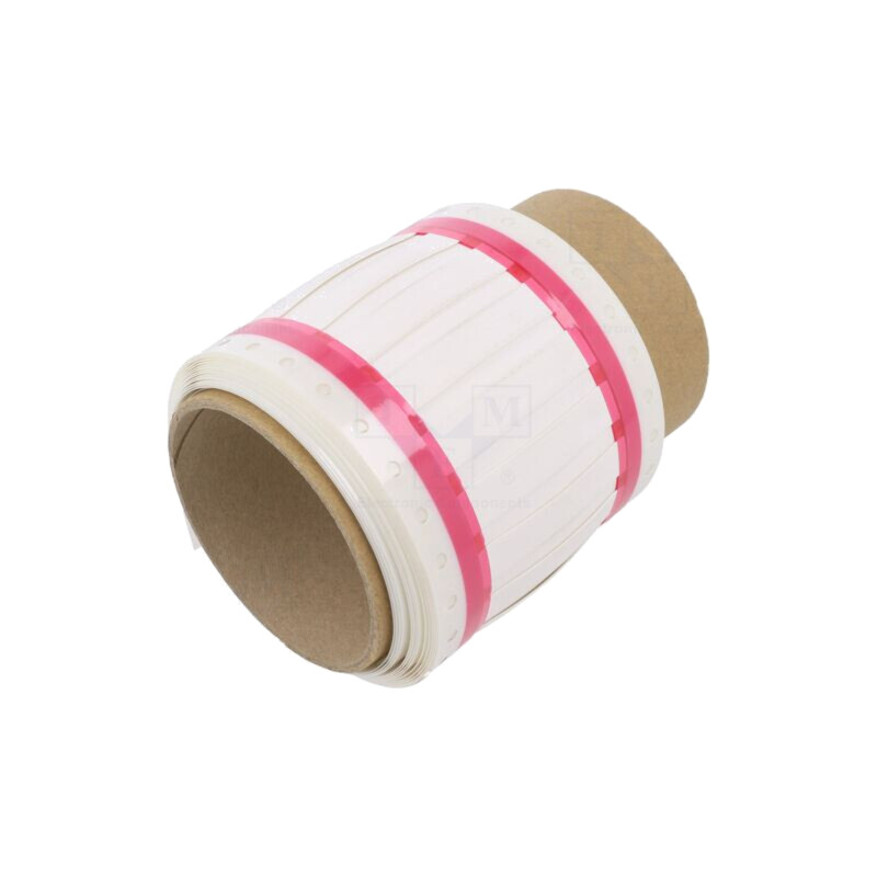 Marcaje termocontractabile; 50mm; albă; Rată contractare: 3: 1 Marcaje termocontractabile; 50mm; albă; Rată contractare: 3: 1