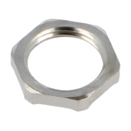 Piuliţă; cu împământare; M16; alamă; 19mm; Filet: metrică; Pas: 1,5
