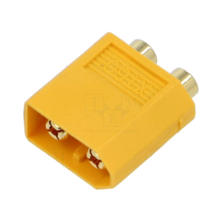 Conector: alimentare DC; soclu; tată; XT60; 30A; 500V; PIN: 2; drept