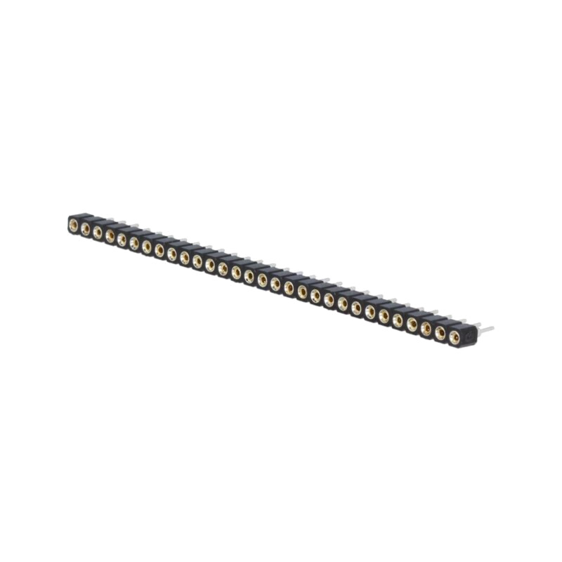 Conector: şiruri pini; soclu; mamă; PIN: 30; drept; THT; 2,54mm; 1x30 Conector: şiruri pini; soclu; mamă; PIN: 30; drept; THT; 2,54mm; 1x30