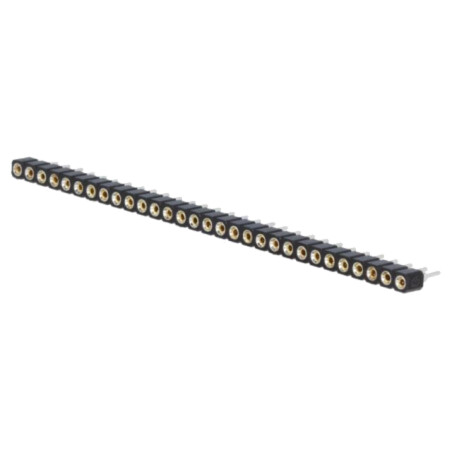 Conector: şiruri pini; soclu; mamă; PIN: 30; drept; THT; 2,54mm; 1x30
