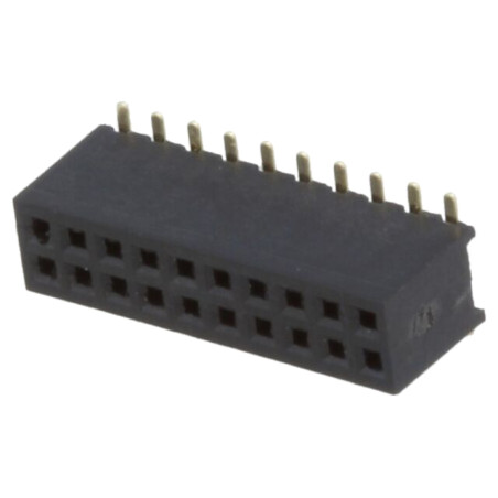 Conector: şiruri pini; soclu; mamă; PIN: 20; drept; 1A; SMT; 1,27mm