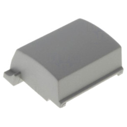 Tastă; gri; plastic