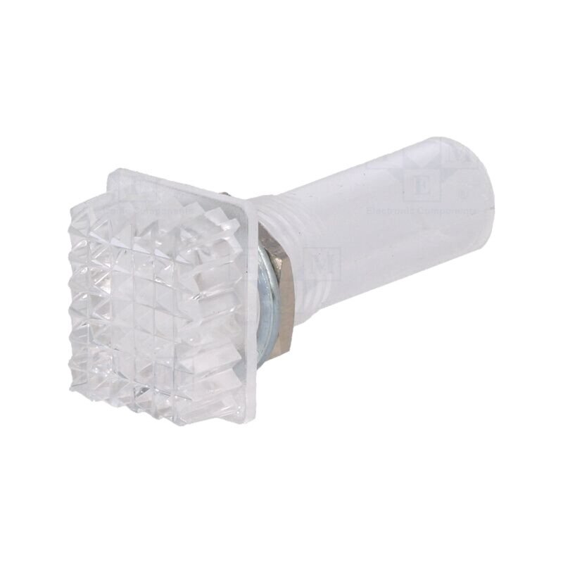 Lampă de control: fără lampă cu neon; convex; albă; 230VAC; IP20 Lampă de control: fără lampă cu neon; convex; albă; 230VAC; IP20