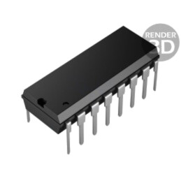 IC: digital; multiplexor; Ch: 4; THT; DIP16; 4,5÷5,5VDC; HCT