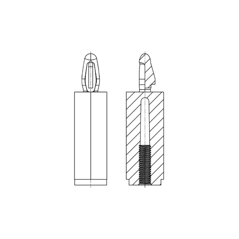 Distanţier PCB; poliamidă 66; Lung: 12mm; Diam.orif.mont: 4mm Distanţier PCB; poliamidă 66; Lung: 12mm; Diam.orif.mont: 4mm