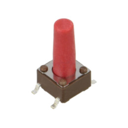 Microîntrerupător TACT; SPST-NO; Poz: 2; 0,05A/12VDC; SMD; fără