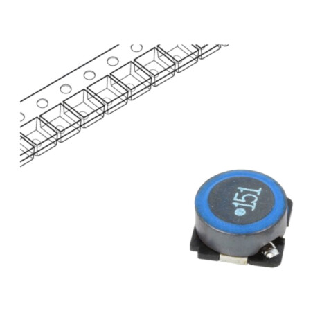Inductor: ferită; SMD; 150uH; 0,81A; 420mΩ; ±20%; SLF