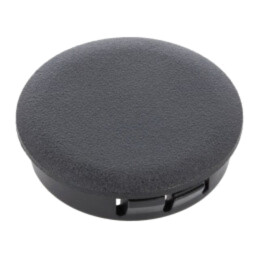 Capac de protecţie; H: 11,5mm; cu împingere,clichet; neagră
