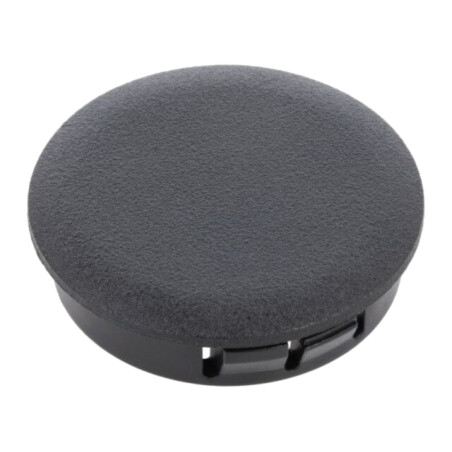 Capac de protecţie; H: 11,5mm; cu împingere,clichet; neagră