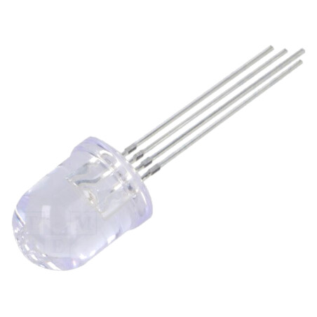 LED; roşie,verde,galbenă; 10mm; 30°; Parte frontală: convex