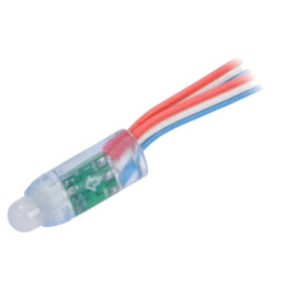 LED; RGB; IP65; 140°; Ø12mm; Controler: UCS1903,WS2811; 5VDC