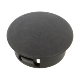Capac de protecţie; H: 8mm; cu împingere,clichet; neagră; PGM-16